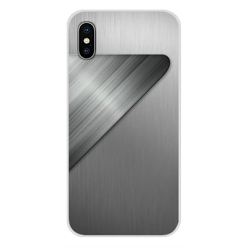 Классные серые металлические цветные аксессуары чехлы для телефонов Apple iPhone X XR XS