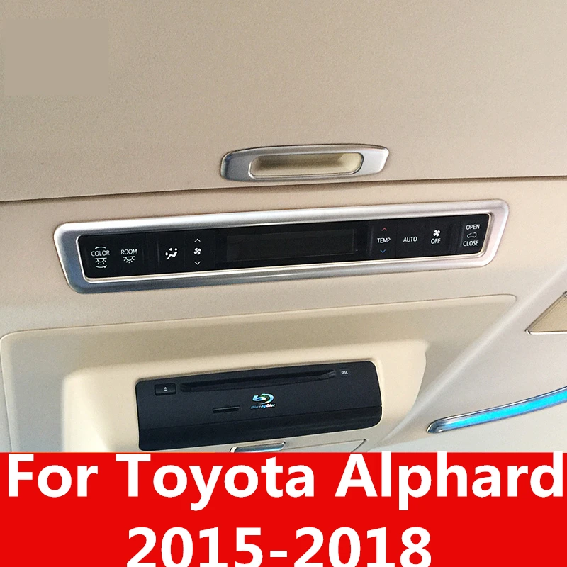 Для Toyota Alphard 2015 2018 автомобильный Стайлинг вентилятор заднего кондиционера из