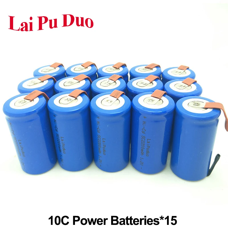 15A SC аккумулятор SUBC аккумуляторная батарея 1 2 V 2200mAh электроинструмента для Hitachi