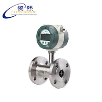 dn100 flange connection 12 360 m3h flow range and lcd display gas flowmeter
