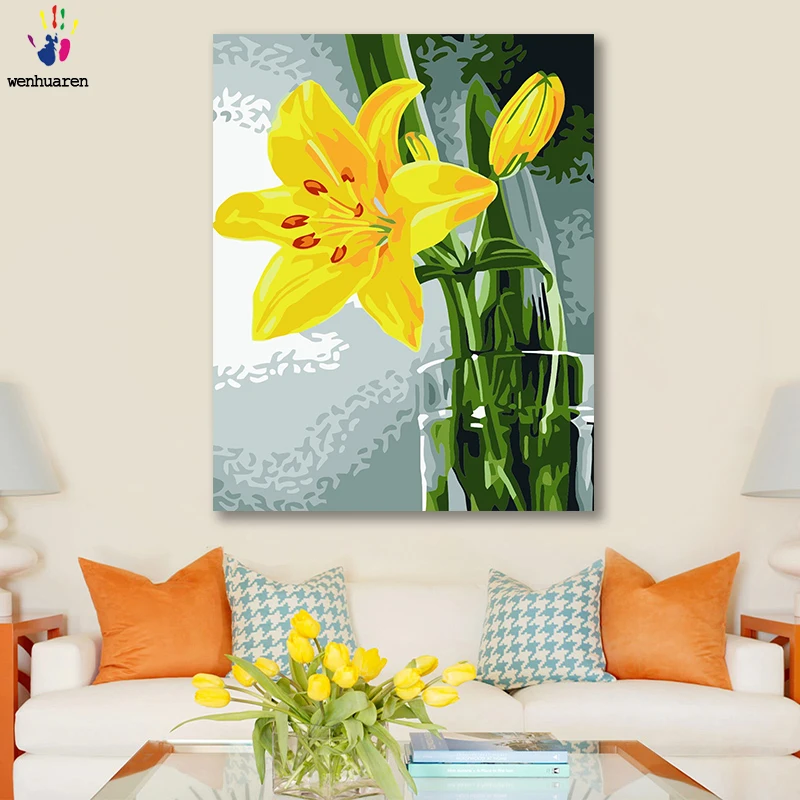DIY картинки для раскраски по номерам в различных расцветках с применением