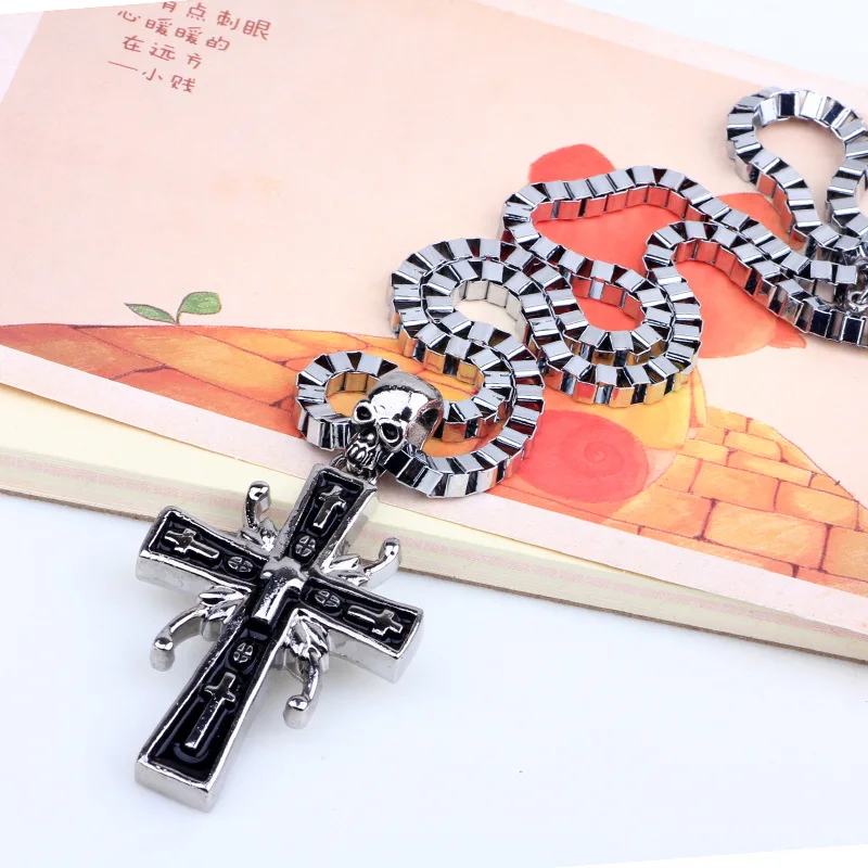 Новейшее винтажное титановое стальное панк ожерелье с пауком Тотем для мужчин