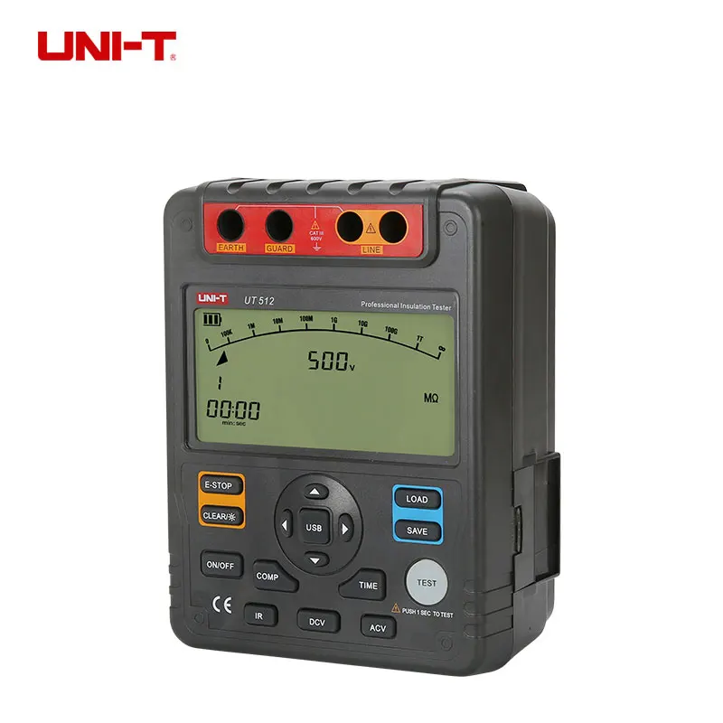 Цифровой тестер сопротивления изоляции UNI T UT512 измеритель мегомметр Низкий