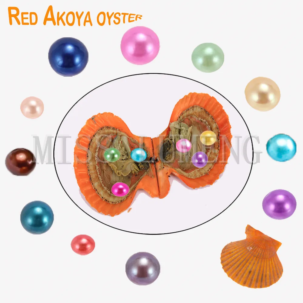 Мисс LUMENG 30 шт. 6-7 мм цвета слоновой кости akoya круглый жемчуг AAA яркие красочные