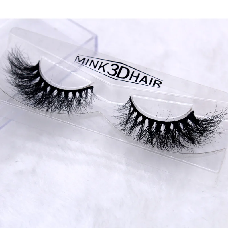 L023 3D mink hair Thick Long False Eyelashes Natural Fake Eye Lashes Professional Makeup Crossing Full Strip Wispy | Красота и