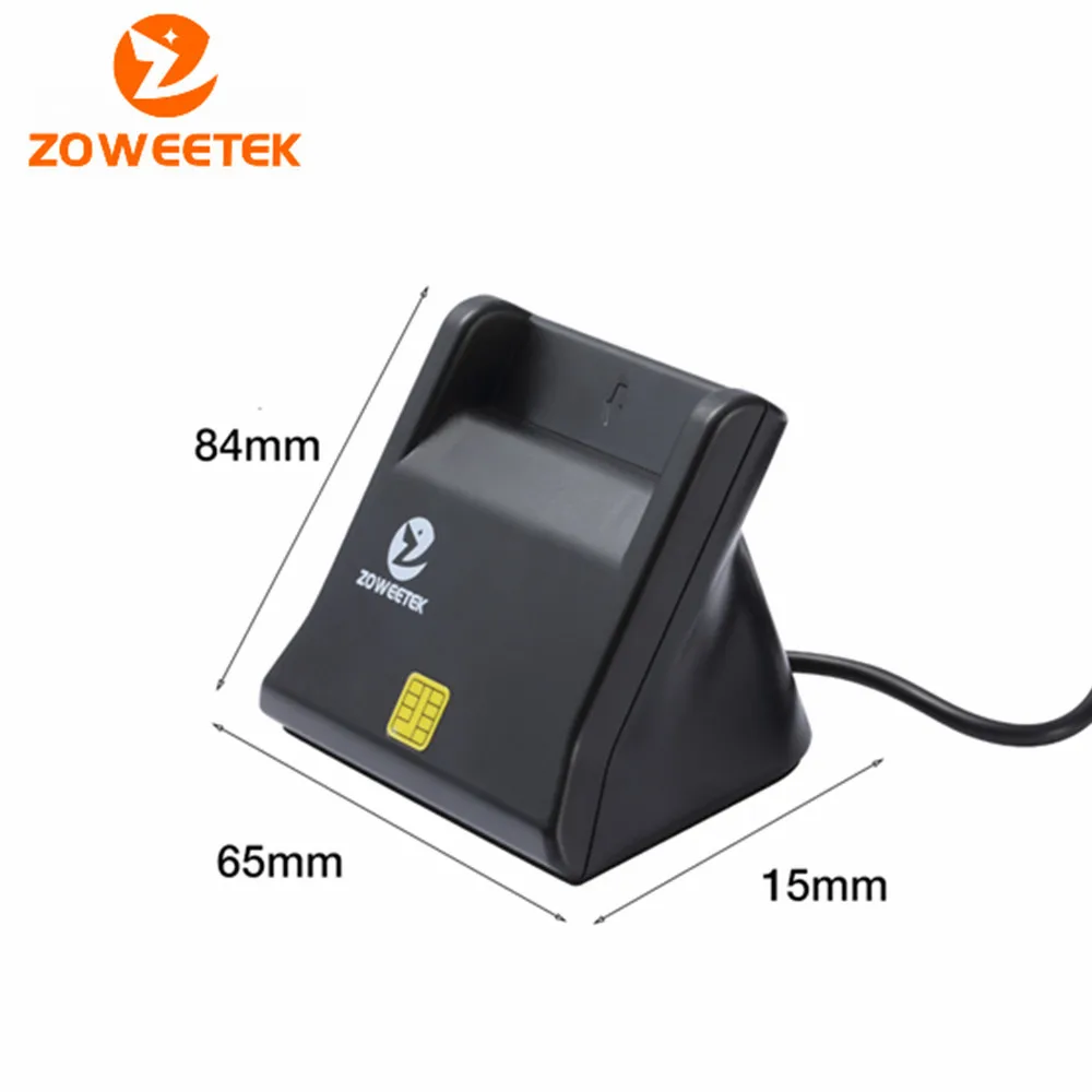 Zoweetek 12026-3 EMV USB считыватель смарт-карт писатель DOD военный общий доступ CAC для SIM