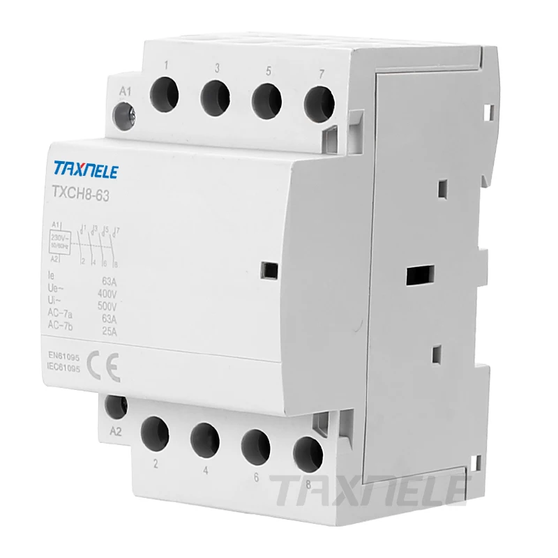 4P 32A 63A 2NC2NO 4NO 4NC 220 В/230 В 50/60 Гц din-рейка бытовой Ac модульный контактор | Обустройство