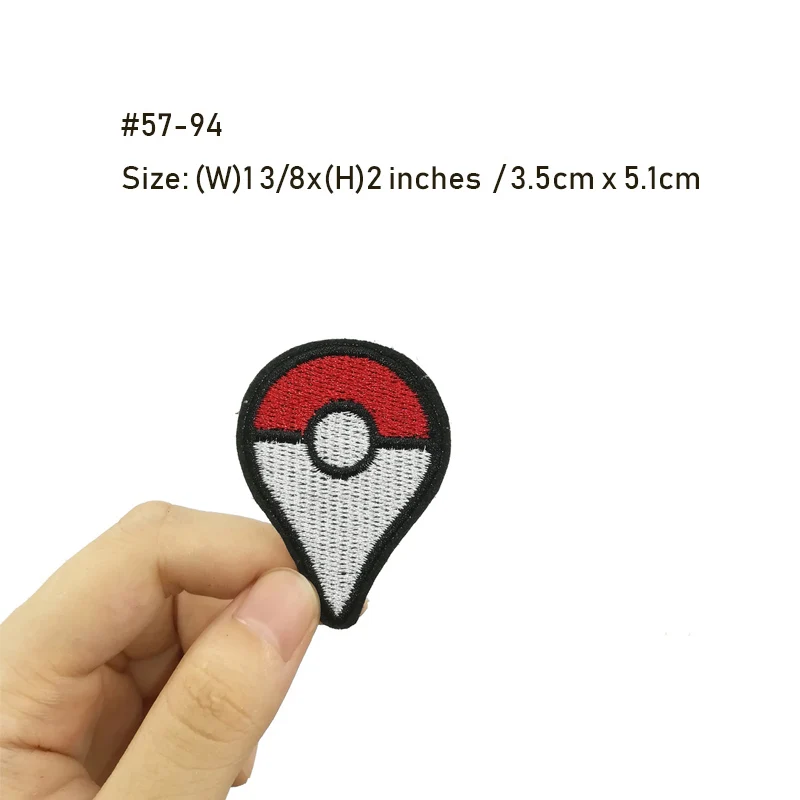 Pokemon Pokeball Team Rocket R Pokemon GO Team logo POKEBALL ULTRA BALL Comics вышитый эмблема аппликационный костюм для косплея - Цвет: Многоцветный