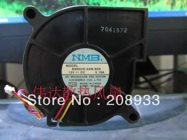 Для NMB 6025 DC 12V0.18A BM6025 04W B59|nmb| |