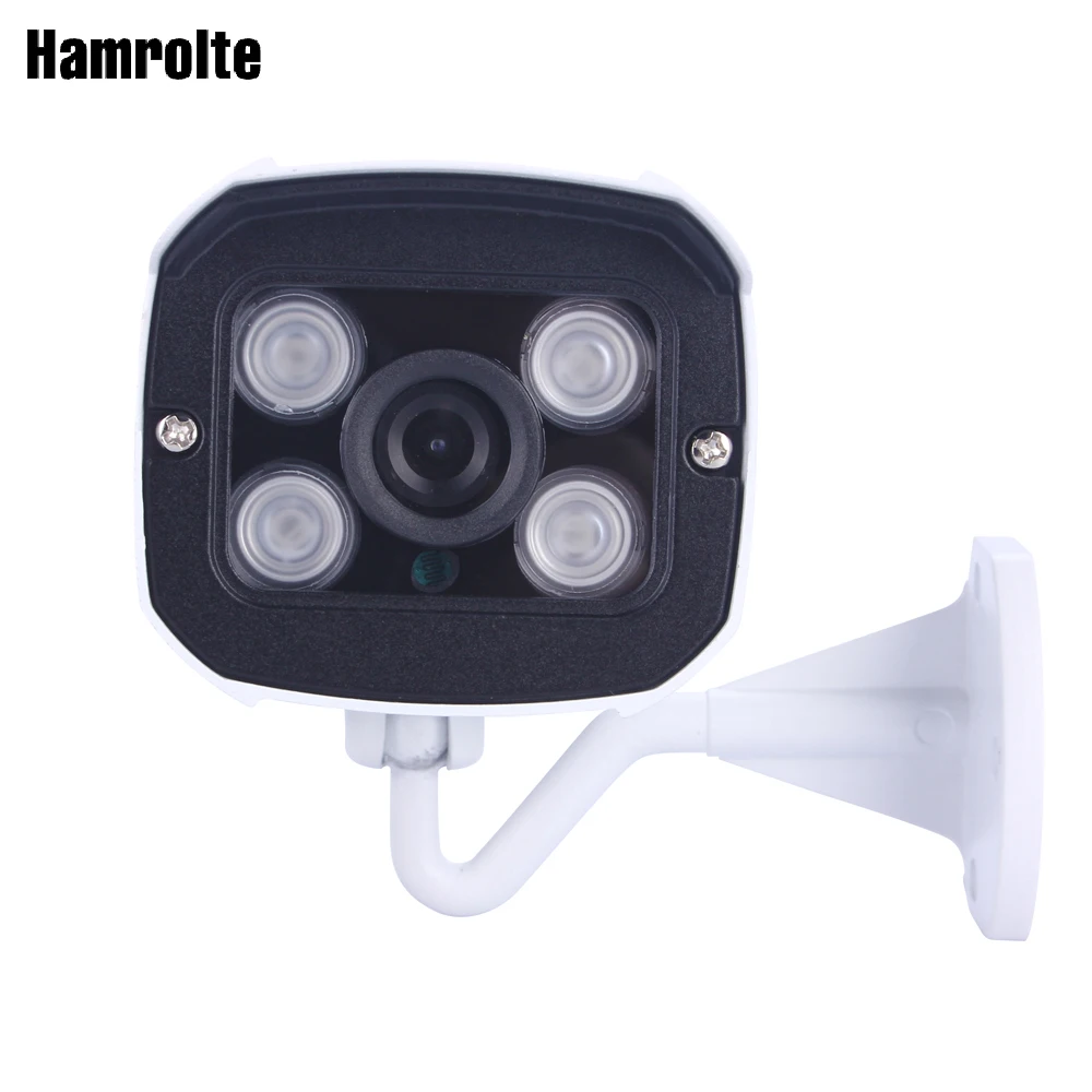 

Hamrolte CCTV Camera AHD Camera 1080P High Resolution 2.8MM Wide Angle Lens Nightvision Waterproof Bullet outdoor Camera