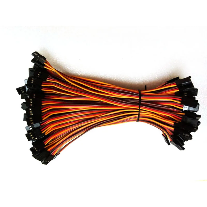 10 шт./лот 150 мм 10cm15cm 22AWG JR кабель со штыревыми соединителями на обоих концах для
