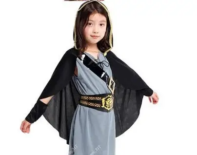 Маскарадный Детский костюм охотника за лесом Детское платье принцессы на