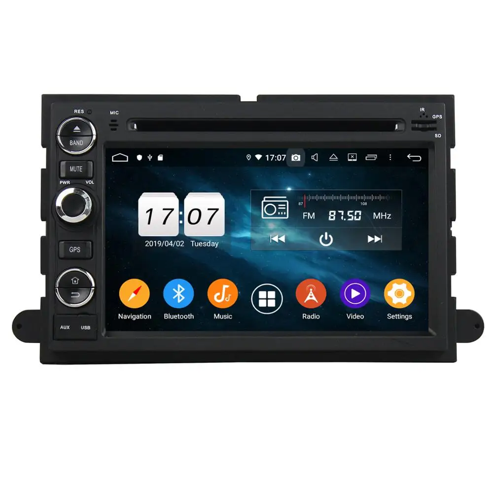 Автомагнитола 2 din на Android 9 0 с GPS для Ford Escape F150 F250 Fusion Mustang погрузка Explorer 2005 2007 2008 DVD