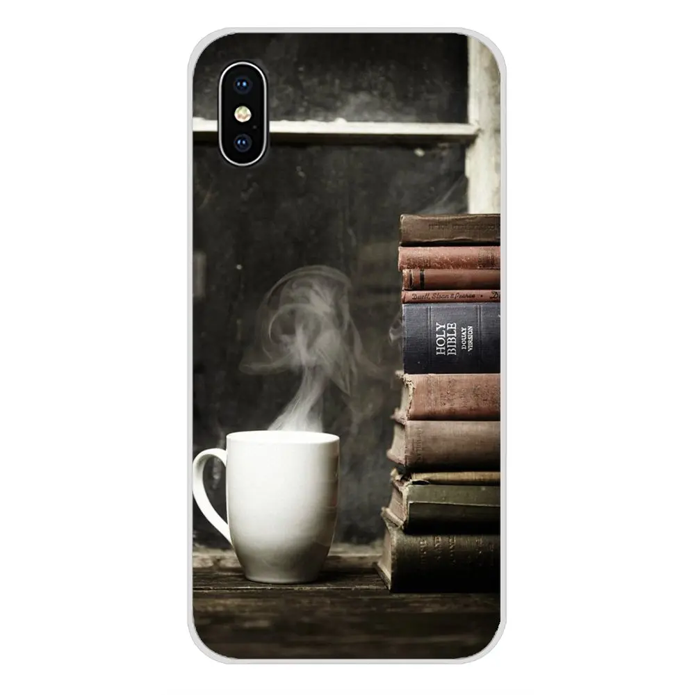 Аксессуары для телефона в виде ракушки обложки книги и кофе Samsung Galaxy J1 J2 J3 J4 J5 J6 J7 J8