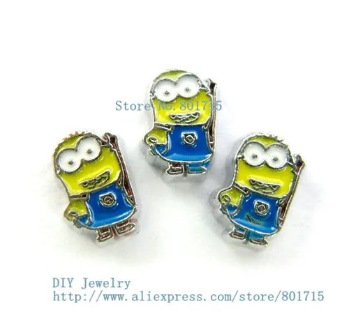 10 шт. мультяшный персонаж плавающий медальон стеклянный Шарм Для плавающего