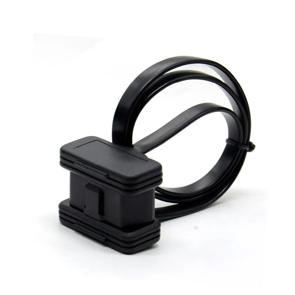 Диагностический кабель OBD2 удлинитель 16Pin штекер разъем OBD II для диагностического