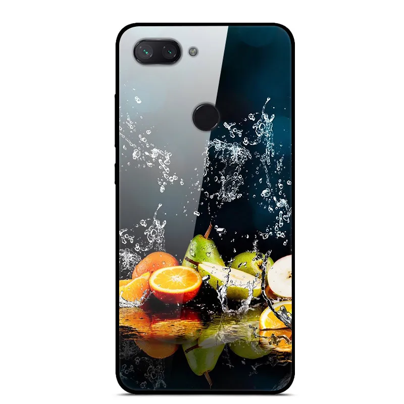 10 Чехол из закаленного стекла для Xiaomi Redmi 6, чехол с изображением планеты космоса, стеклянный чехол на заднюю панель для Xiaomi Redmi 7, 6, A, 7A, 6A, чехол для телефона Redmi6 - Цвет: 10