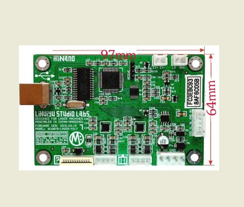 M2 Nano 6C6879 LASER лазерная гравировальная машина материнская плата/Материнская