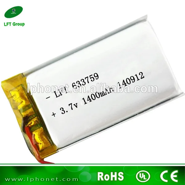 2 Шт. 633759 deep cycle 3.7 В 1400 мАч li ion mobile аккумулятор|batteries picture|batterie motobattery for htc hd2 |