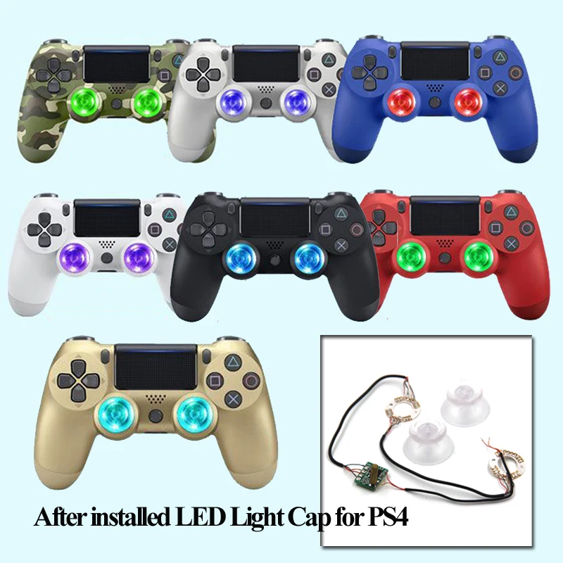 Беспроводной контроллер сделай сам для PS4 цветная светодиодсветодиодный