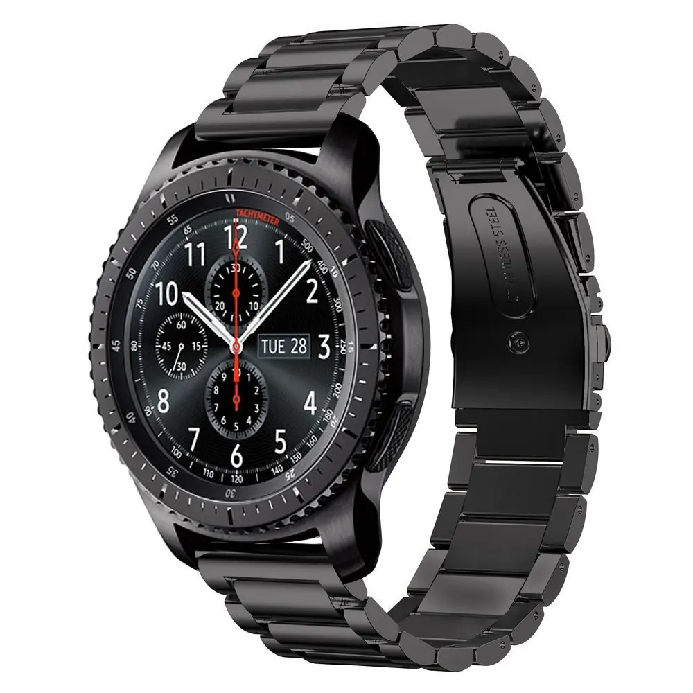 Laforuta 22 мм 20 металлический браслет для Samsung Gear S3 Frontier Classic Galaxy Watch 46 Женский/мужской