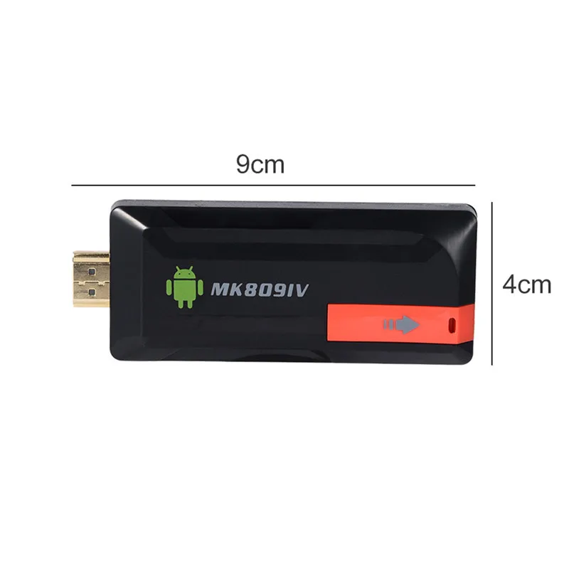 Мини OTG ПК Android ТВ приемник ключа MK809IV 1080 P RK3229 1 г/2 г Оперативная память + 8