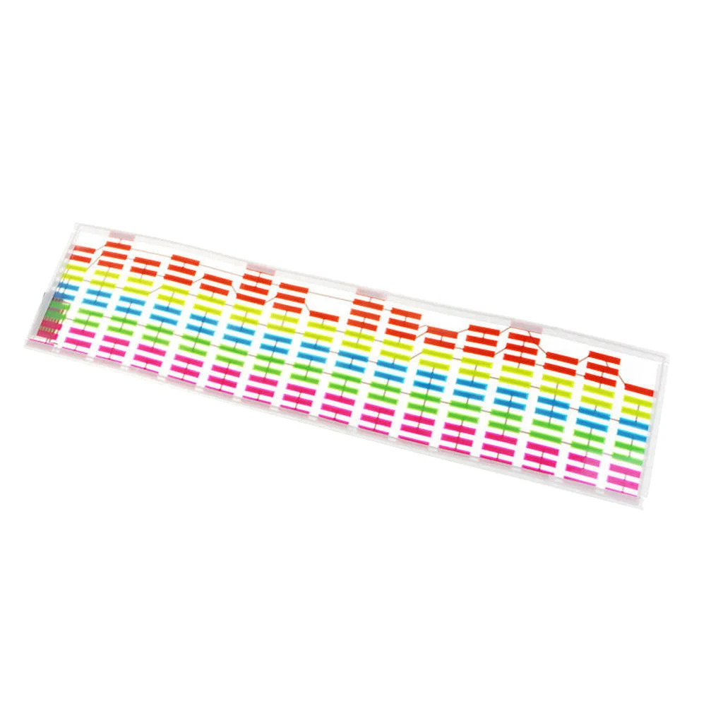 Автомобильный RGB светодиодный музыкальный Ритм вспышка светильник Датчик звуковой активации эквалайзер наклейка на заднее лобовое стекло Стайлинг неоновая лампа