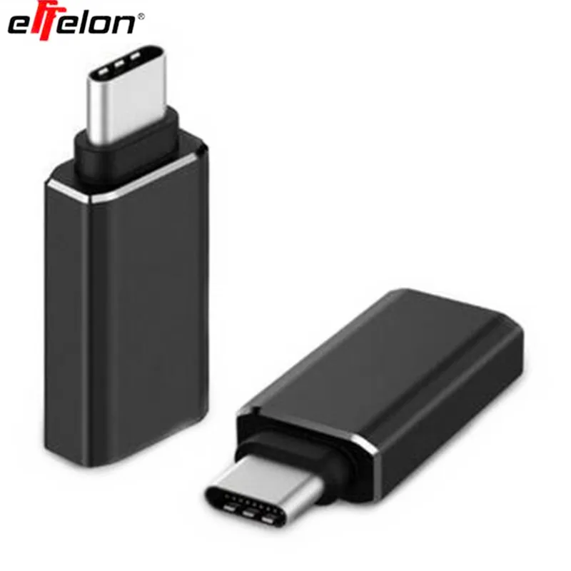 Effelon Алюминий USB 3.1 Тип C Мужской к 3.0 Женский конвертер OTG кабель для Samsung Nexus 5x nexus6p