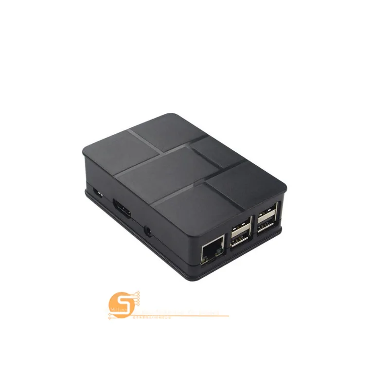 Абсолютно для Raspberry Pi 3 чехол ABS Чехол черный защитный чехол Корпус коробка для Raspberry Pi 3 Model B