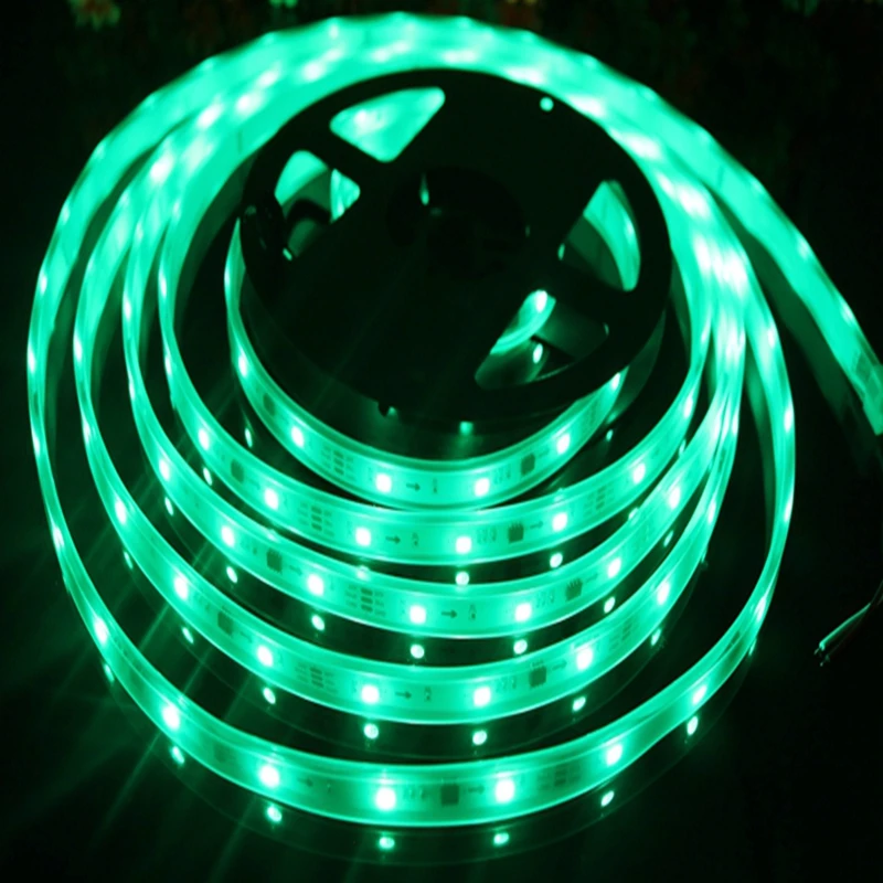 KZKRSR 5 м/рулон 16.5ft DC12V WS2811 2811 IC 30/60 светодиодов/m 5050 SMD RGB Светодиодная лента