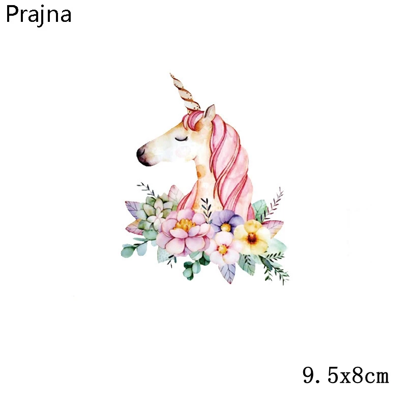 Антикварная бронза Prajna красные цветы сердце наклейки печать на железной термотрансферной вазе сердце Единорог DIY Милая переносная бабочка дешевый Декор H - Цвет: Антикварная бронза
