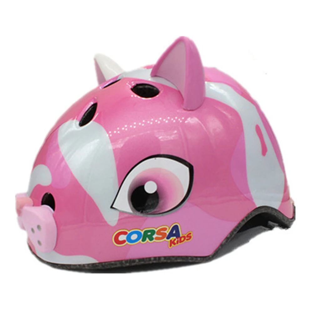 S-216-Pink Детский шлем с героями мультфильмов, Детские мотоциклетные шлемы, Детский велосипедный шлем, детский головной убор для занятий спортом, катания на коньках, 9 стилей - Цвет: S-216-Pink