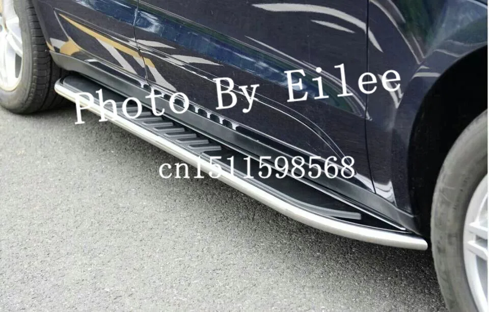 Подножка из нержавеющей стали для Porsche Macan S Turbo 2014 2015 2016 2017 2018 2019 2020 боковая