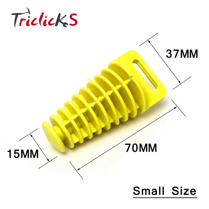 Triclicks Мотоцикл Dirt Bike ATV 4 тактный глушитель выхлопной трубы глушитель заглушка для мытья автомобиля 5 цветов 42x27 мм - Цвет: S Yellow
