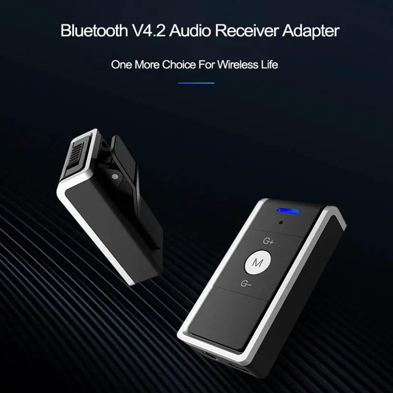 4 2 Bluetooth беспроводной задний зажим Aux аудио приемник адаптер Handsfree автомобильный