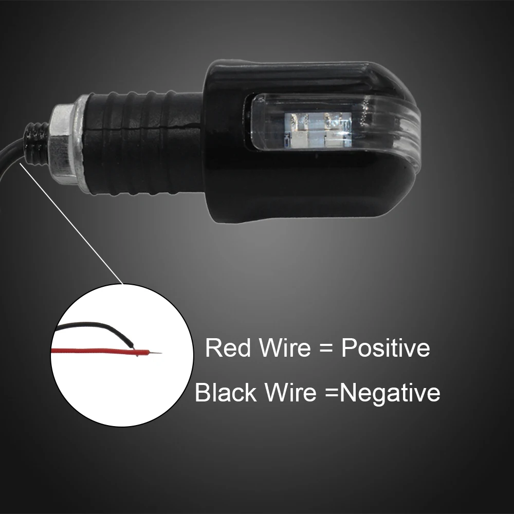 2 шт. светодиодный индикатор поворота на руль мотоцикла| |