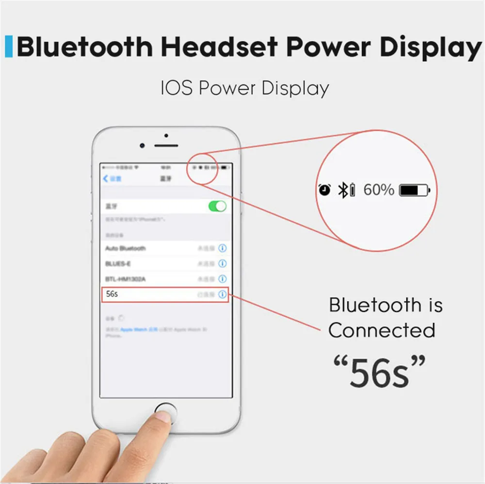 Bluetooth-наушники MODOSON 56S беспроводная гарнитура портативные наушники с микрофоном