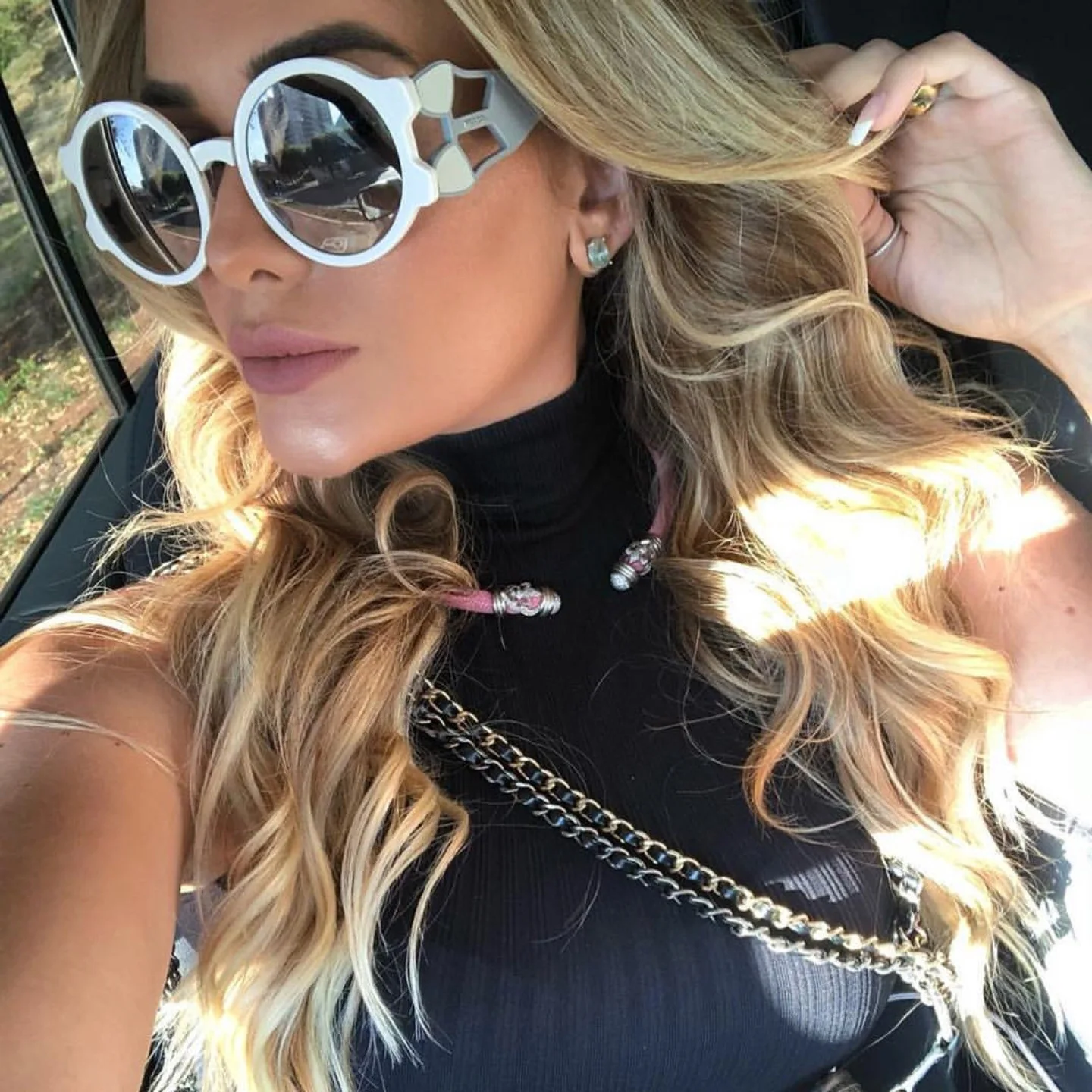 

Retro Sunglasses Women 2019 Oversized Round Eye Sun Glasses Shades for Women 2018 Steampunk Style Vintage Design Cat Brand