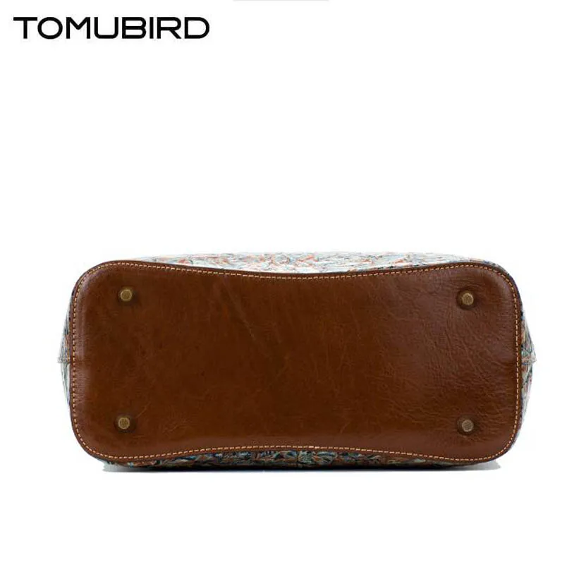 TOMUBIRD новая улучшенная воловья кожа дизайнерская Классическая тисненая