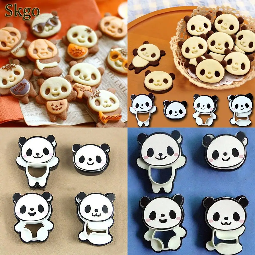 Кухонные инструменты DIY Выпекать гибкие силиконовые формы в форме панды 3D