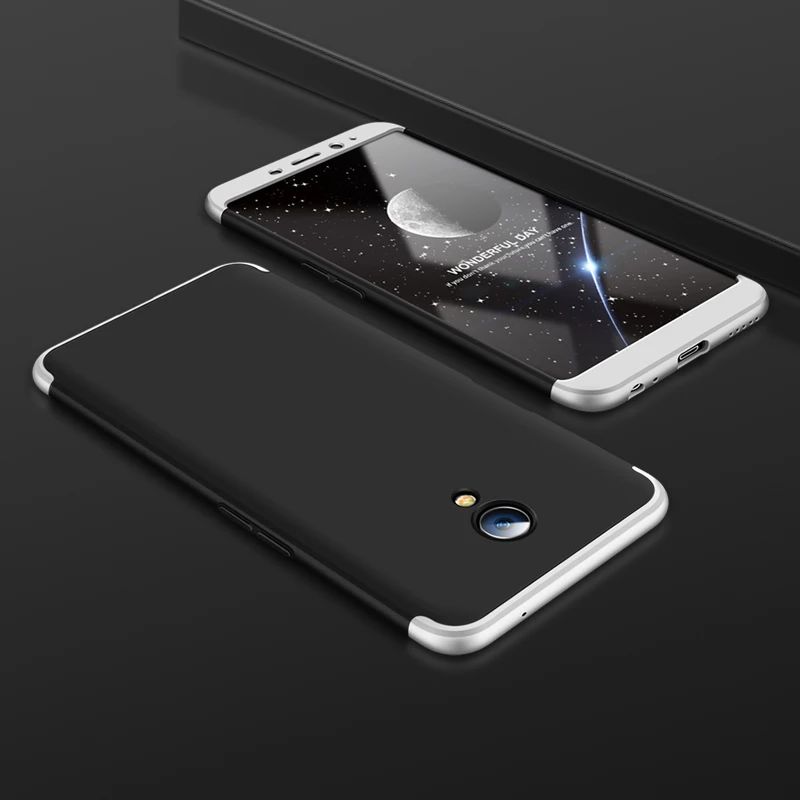 Luxury for Meizu M6 Note Case 360 Full Cover 3 in 1 Detachable Back M6Note Hard PC Cases Matte 5.5 |