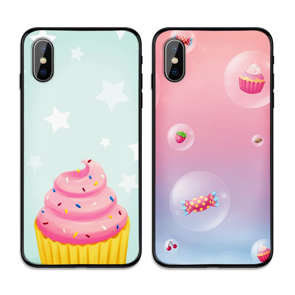 Милый мягкий чехол из ТПУ для Apple iPhone 6 6S 7 8 Plus 5 5S SE X XS MAX XR силиконовые