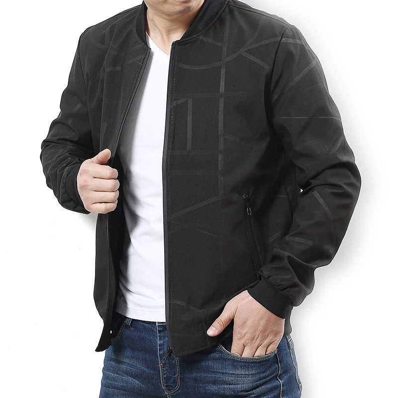 8XL 7XL 6XL plus size brand 2018 sale quality Bomber casual Jacket trench coat black solid coats clothing clothes | Мужская одежда