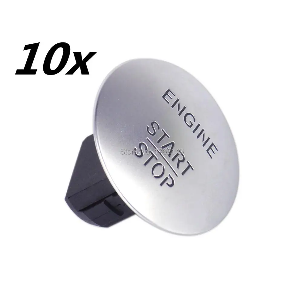 10 шт. 2215450714 чехол для Mercedes Benz Start Stop кнопочный переключатель зажигания без