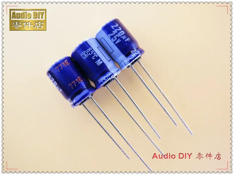 

20PCS/100PCS M Series 220uF 25V 25V220UF Electrolytic Capacitor