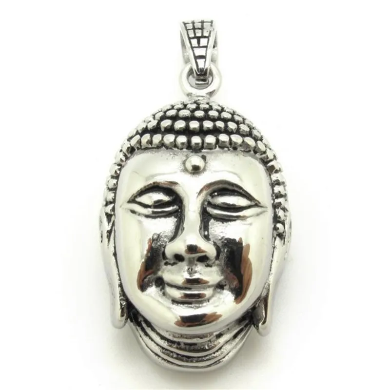 Подвеска Budda мужская из нержавеющей стали серебристого цвета|Подвески| |