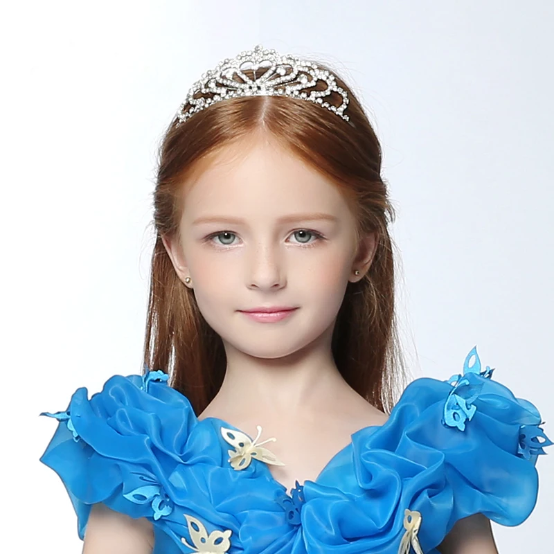 Золушка Принцесса Корона Девочка повязка для волос Подарок детская Стразы