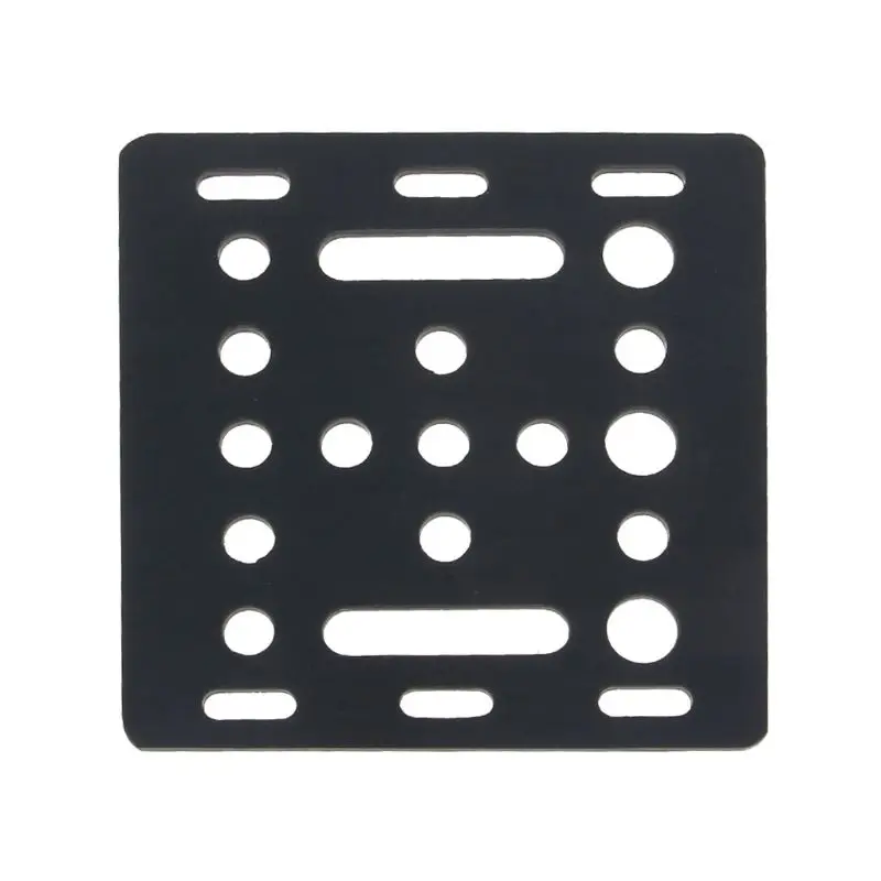 3D принтер Часть Openbuilds V-Slot козловая пластина 20 мм черная пескоструйная обработка