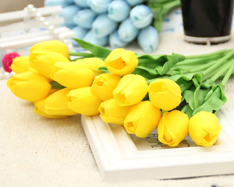 BELLFARM 10 шт. декоративные цветы тюльпана искусственные имитация цветов Свадебный