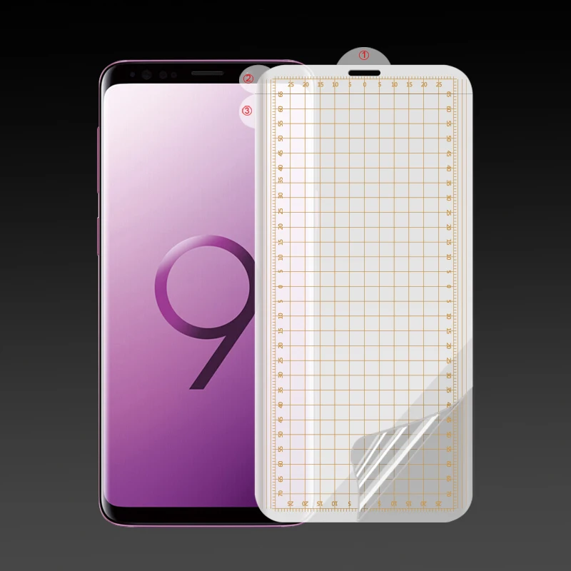 2 шт VNSTRIP TPU Мягкий 3D полный чехол анти шок Анти Царапины изогнутые края пленка для